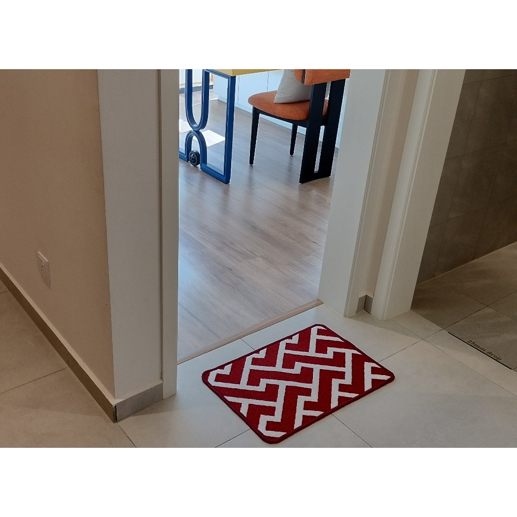 พรมปูพื้น DORADO ประตูห้อง กันลื่น (40cmx60cm) las kaki กันลื่น