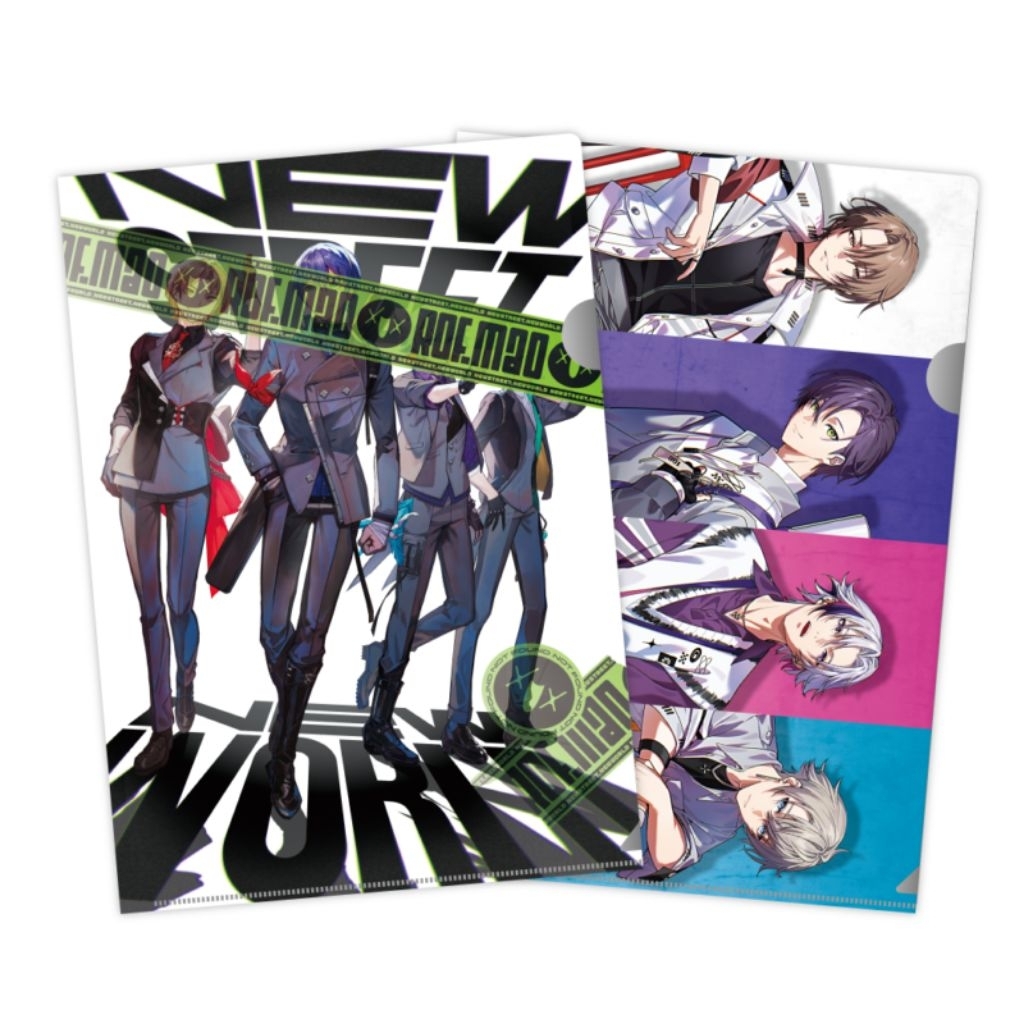 [OFFICIAL] แฟ้ม A4 ของแท้ New street New world by ROF-MAO - Touya Kenmochi - Hayato Kagami - Fuwa Mi