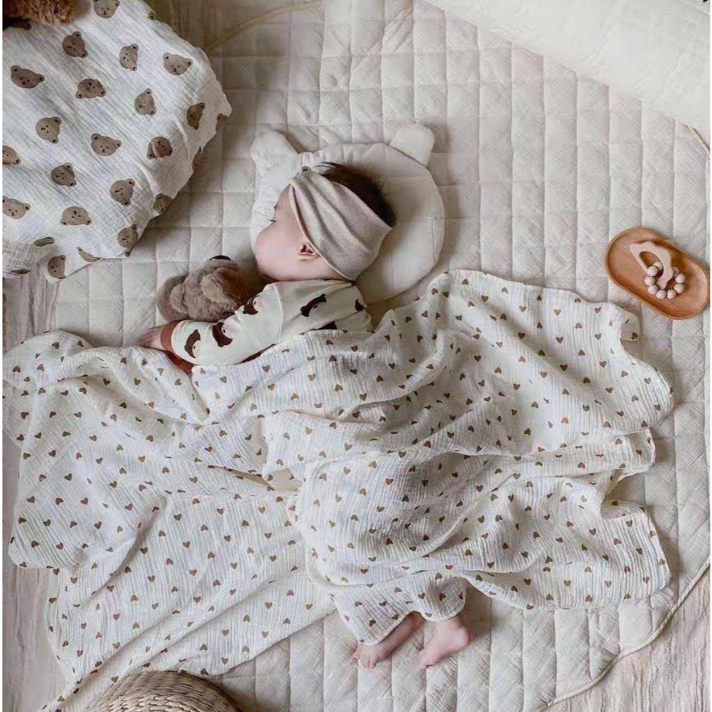 100*100 อัพเกรด Muslin Swaddle ผ้าห่มผ้าฝ้าย Muslin Square Soft Large Muslin Swaddles Muslin ผ้าสําห
