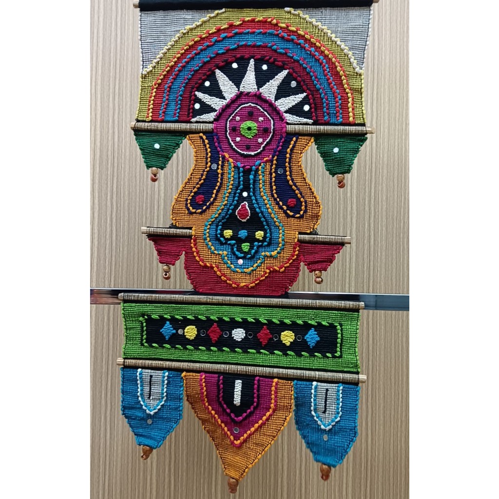 1 ชิ้น/ มีสีสัน HANDLOOP ผนังแขวน/ DECO ITEM/ WALL DECORTATION ITEM/ MARRAGE DECO ITEM