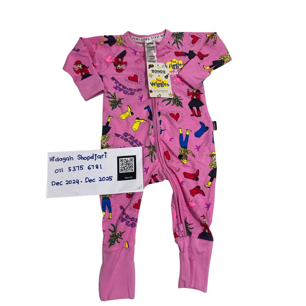 BONDS WS Wiggles สีชมพู BWFVRYQZ