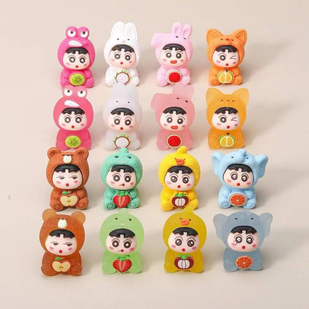 立体/夜光动水果小新 Colour/Luminous AnimalFruits SinChan - GAME TIKAM / BLIND BOX GAME / เกม