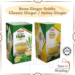 NONA Minuman Halia Pek Paket Beg Kecil Siri / Nona Ginger Drinks (Classic Ginger / Honey Ginger)