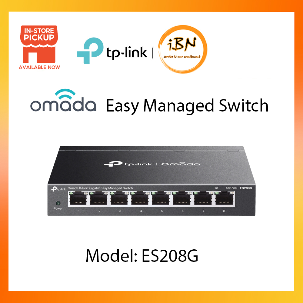 TP-Link ES208G Omada 8-Port Gigabit Easy Managed Switch @ IBN