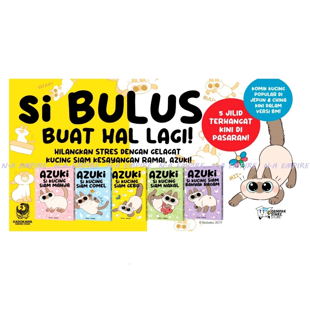 Komik Siri Azuki Si Kucing ... (KGS)