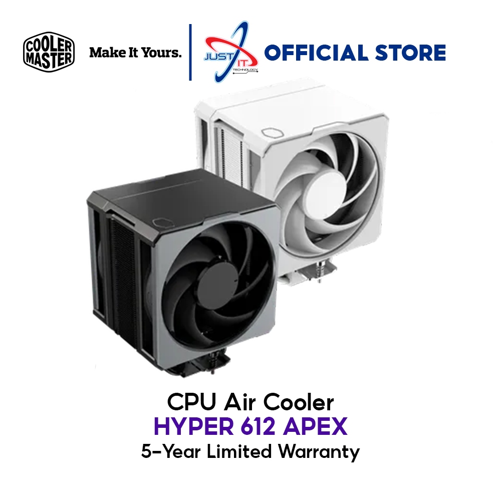 COOLER MASTER HYPER 612 APEX TOWER CPU COOLER / AIR COOLER - สีดํา / สีขาว