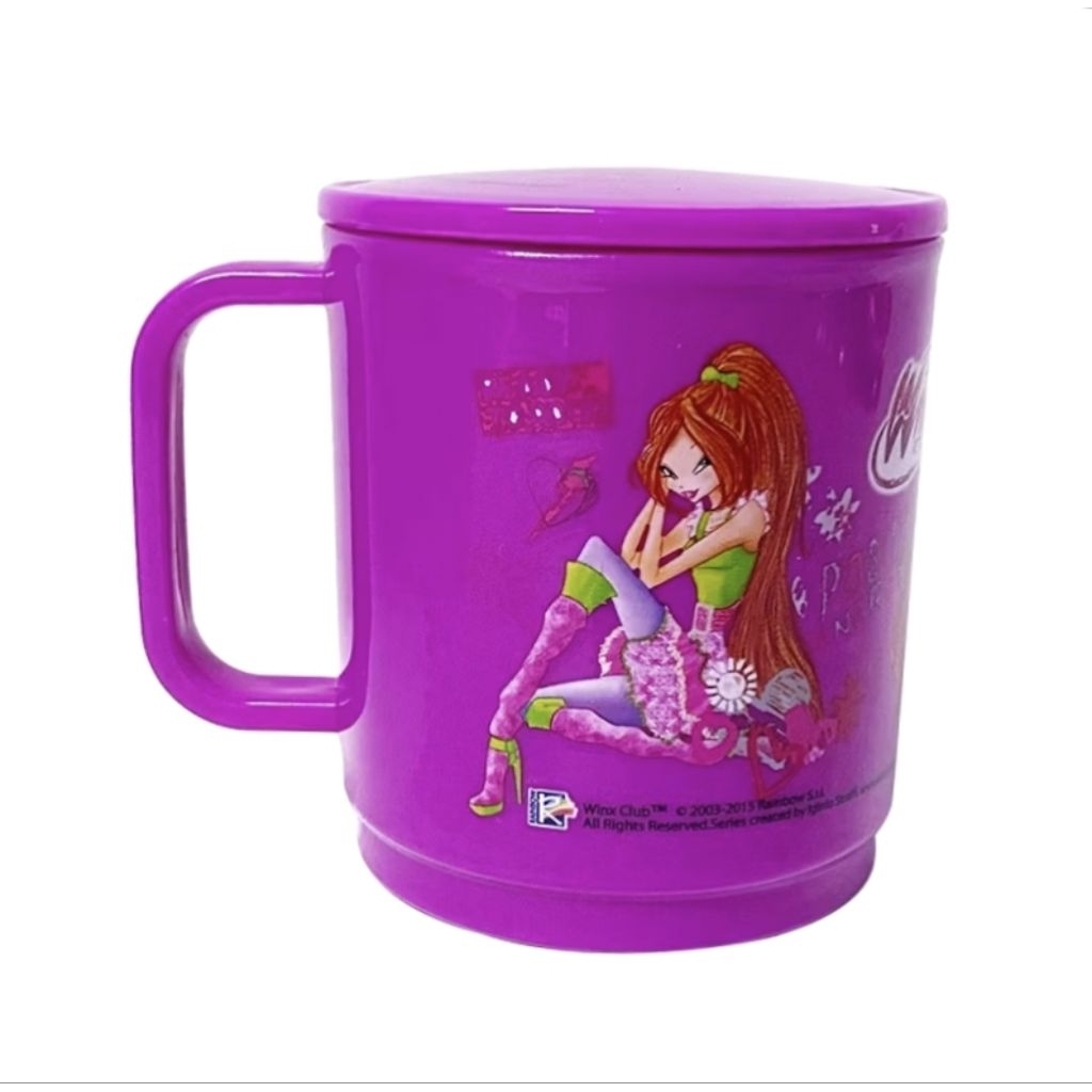 Winx Club Mug พร้อมฝาปิด 8ซม. x 7c
