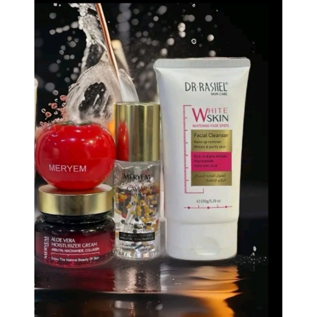 COMBO 4 IN 1 BERBALOI MERYEM + MOISTURIZER+ TOMATO+ CUCI MUKA