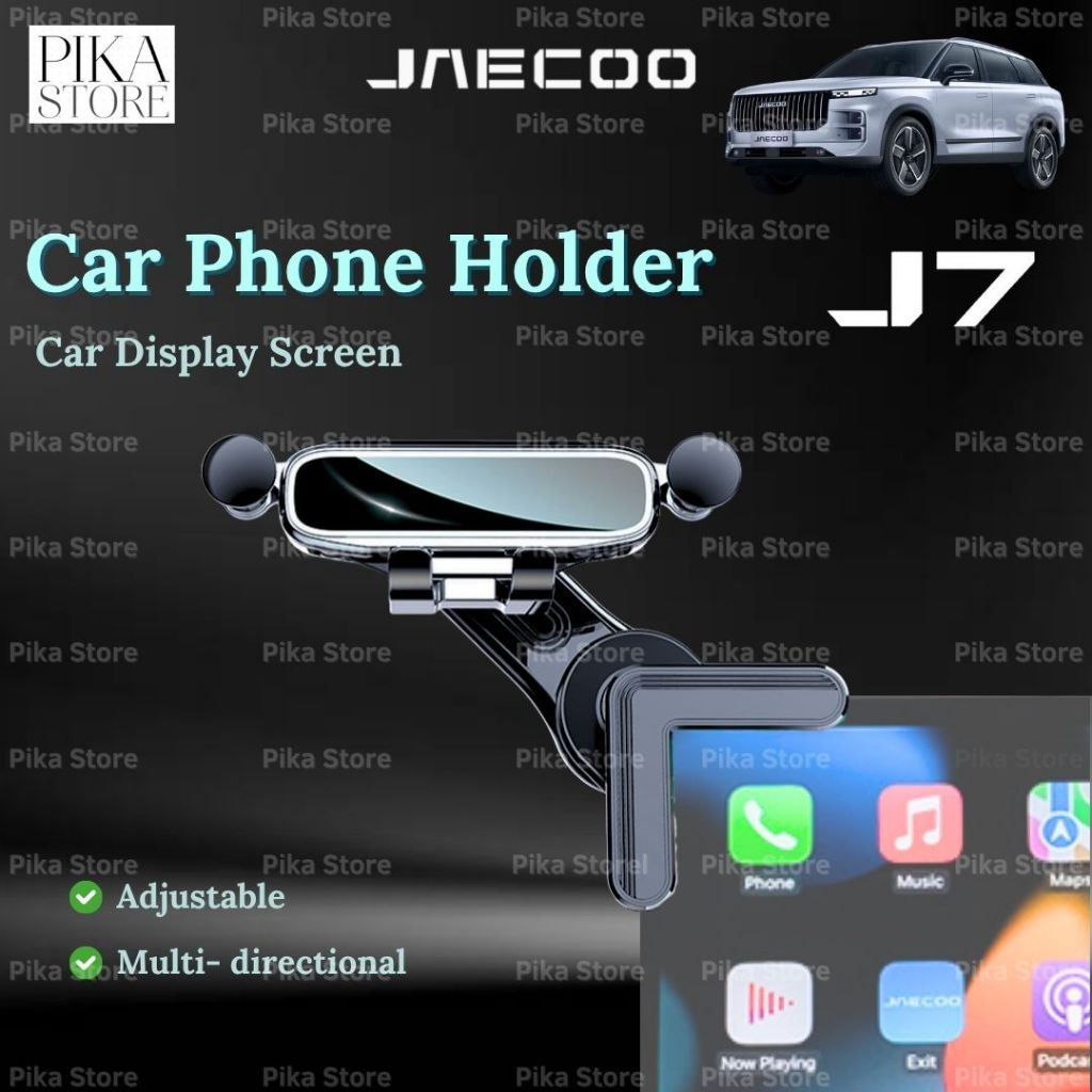 Jaecoo J7 ที่วางโทรศัพท์ในรถยนต์ Screen Edge Fon Holder Jaecoo J7 อุปกรณ์เสริม Phev Pemegang Telefon
