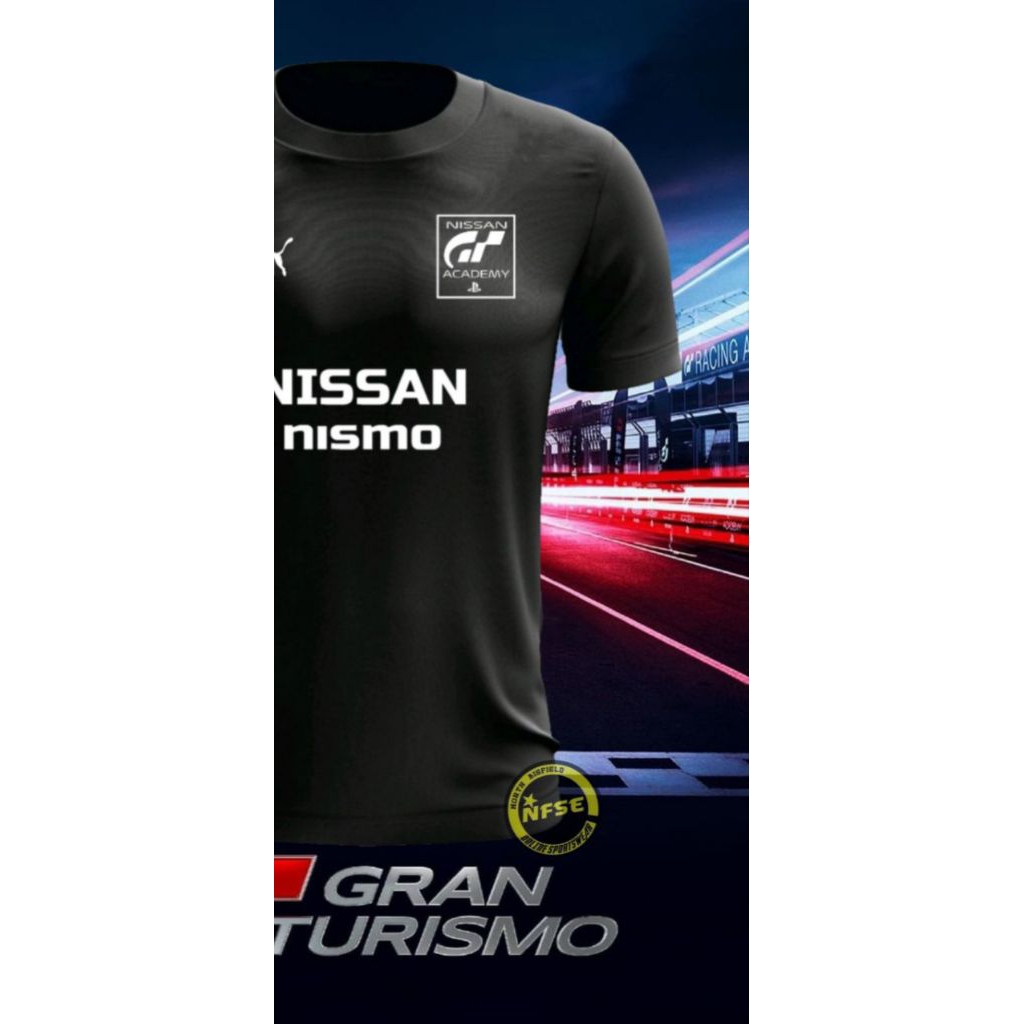 เสื้อยืด NISSAN nismo NFSE GRAN TURISMO วัสดุไมโครไฟเบอร์