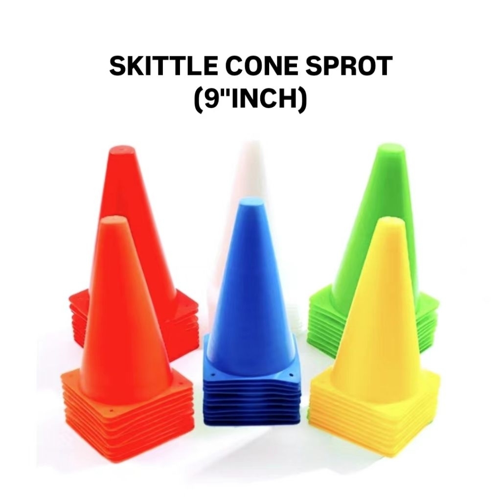 (7ชิ้น) Skittle Cone Sport [9"INCH] 标桶 X 7PCS