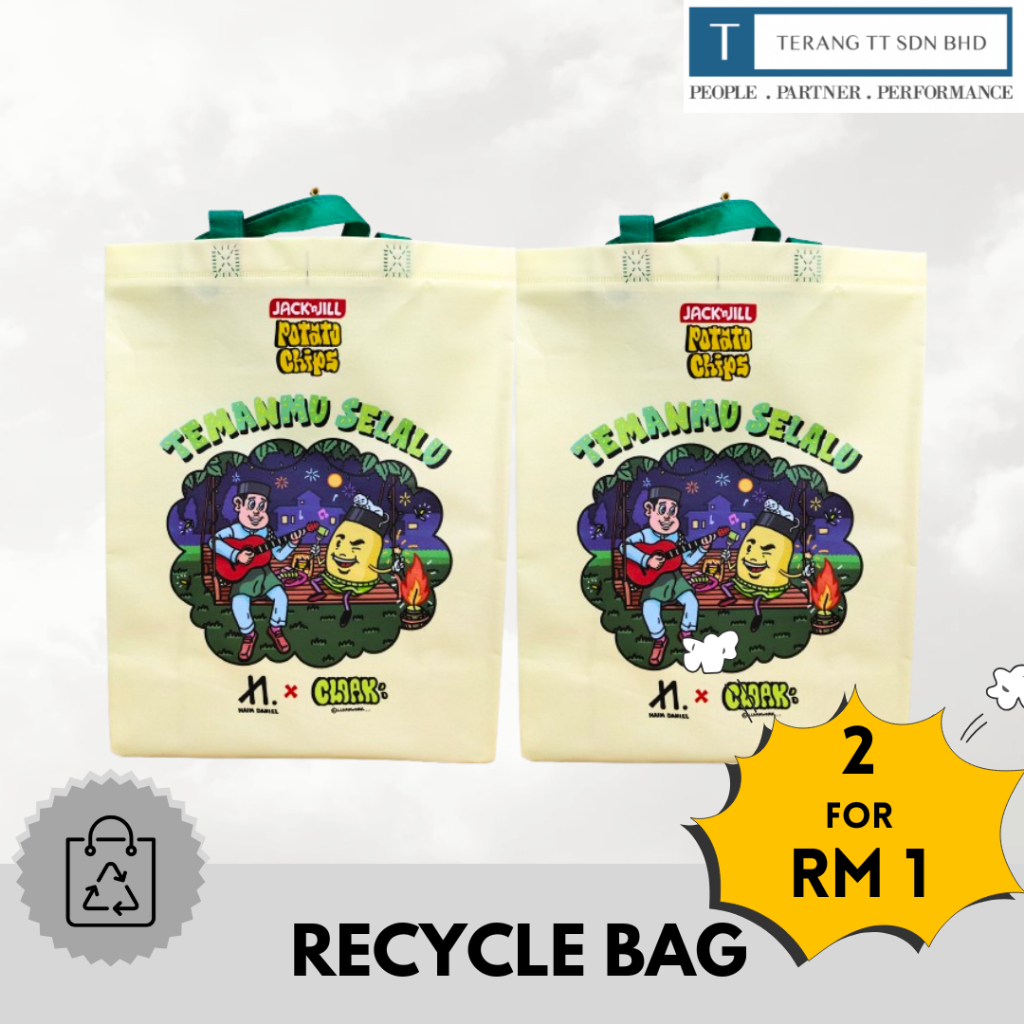 กระเป๋ารีไซเคิล Recycle Bag (2 FOR RM1)