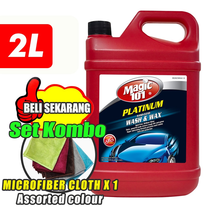 Magic 101 Platinum Nano-Clean ล้างรถและแว็กซ์