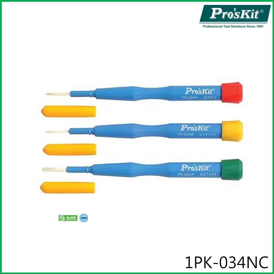 ProsKit 1PK-034NC Ceramic Driver (-) 0.4 x 1.8mm