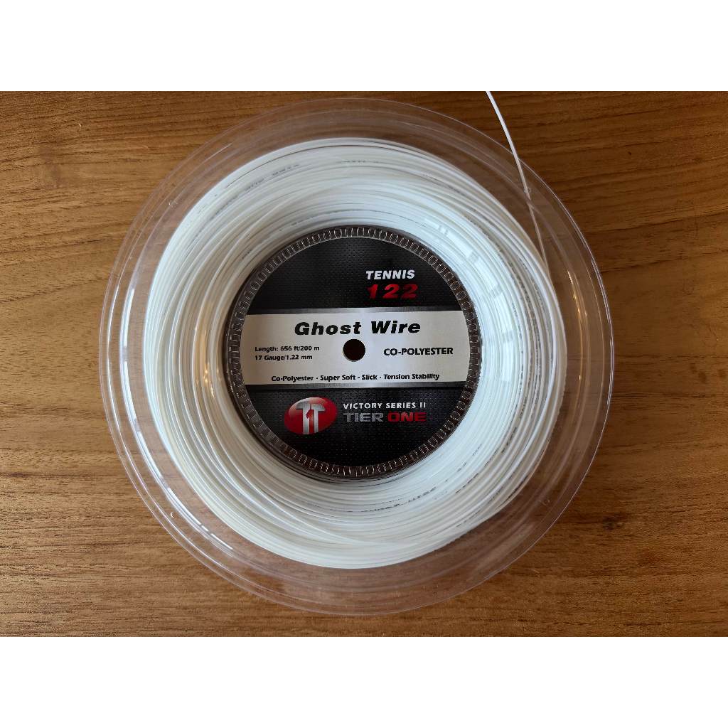 GHOST WIRE 17G ชุดสายเทนนิส Pre-Cut 12.2m