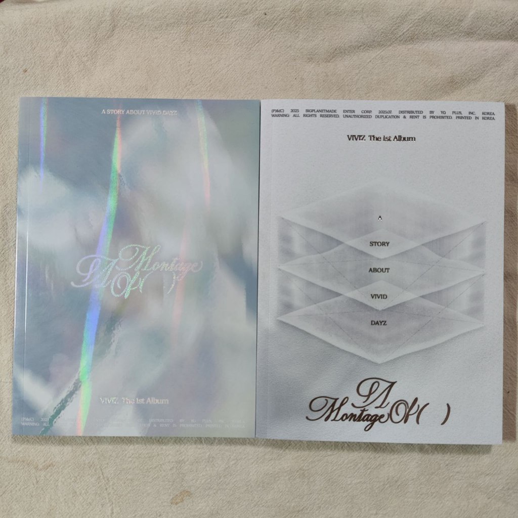 VIVIZ 1st Full Album A Montage of Eunha Sinb Umji อัลบั้มที่ยังไม่ได้เปิดไม่มีโฟโต้การ์ด