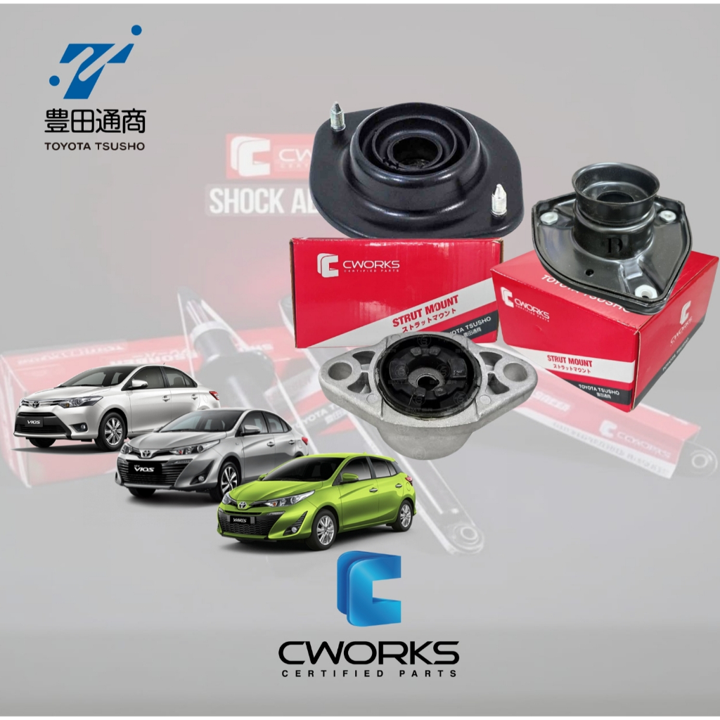 Toyota Vios 2013/ Vios 2016/ Yaris 2013 Toyota Tsusho Japan ขายึดโช๊คหน้า