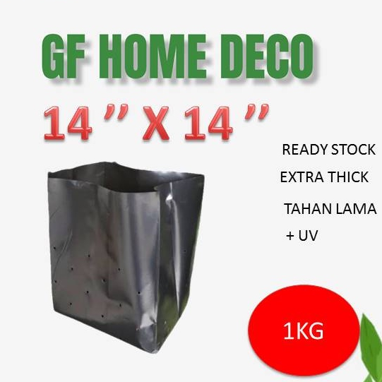 Polybag Size 14 X 14 Polibeg Plantation Bag พร้อม UV Nursery