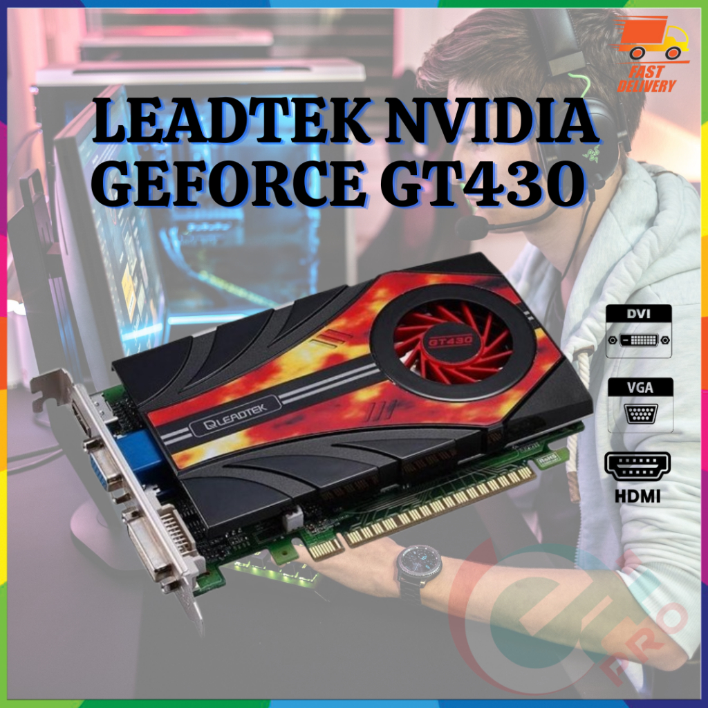 LEADTEK NVIDIA GEFORCE GT430 - 2GB - ใช้แล้ว @ TERPAKAI