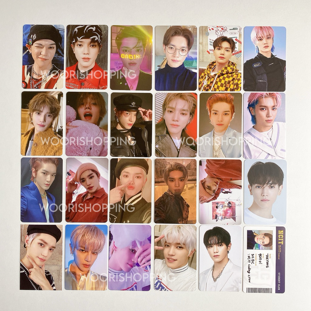 NCT127 NCT 127 TAYONG โฟโต้การ์ดอย่างเป็นทางการ