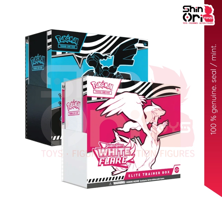 Pokemon TCG SV10.5 Black Bolt & White Flare ETB - Elite Trainer Box [TCG] เวอร์ชันภาษาอังกฤษ