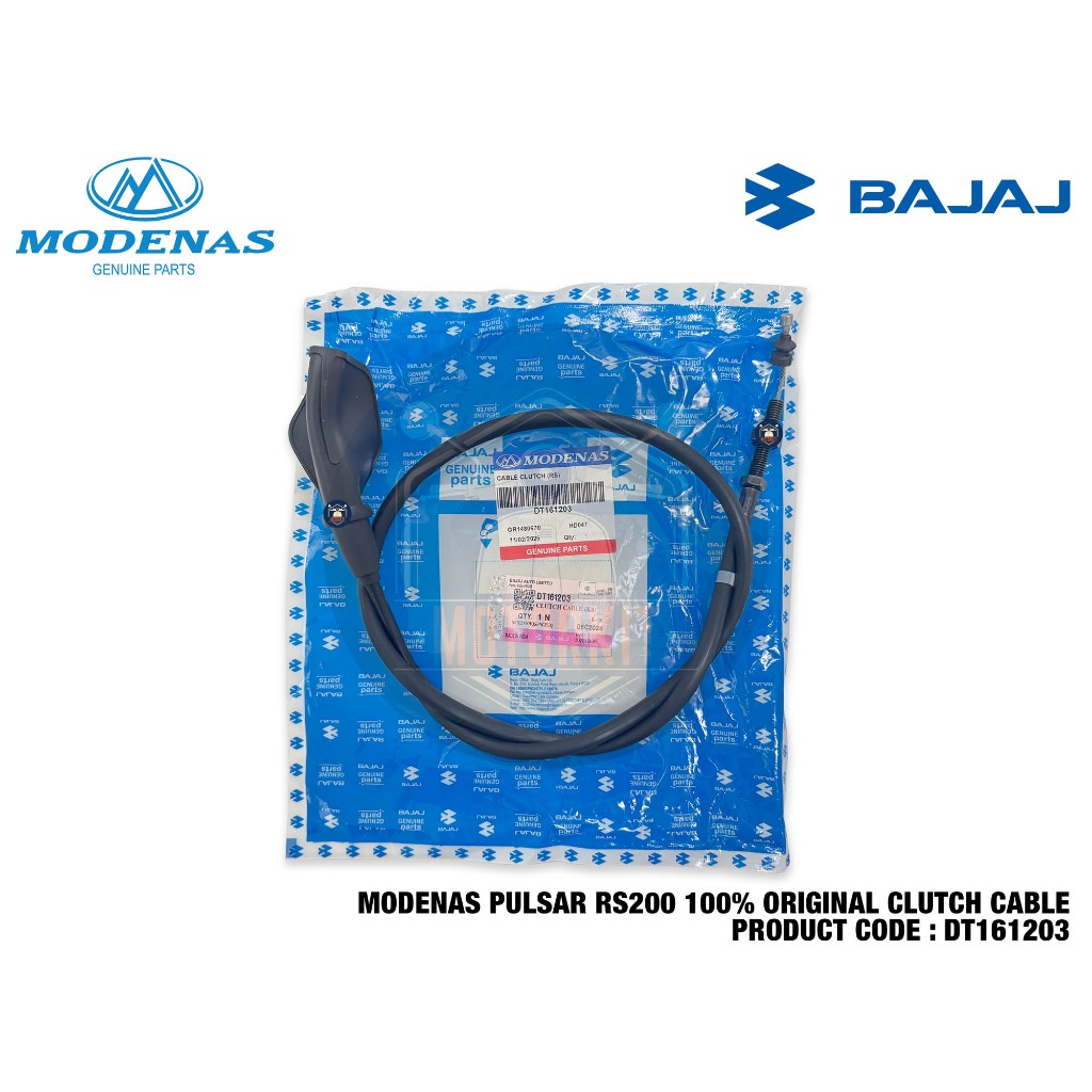 MODENAS PULSAR RS200 RS 200 BAJAJ CLUTCH CABLE DT161203