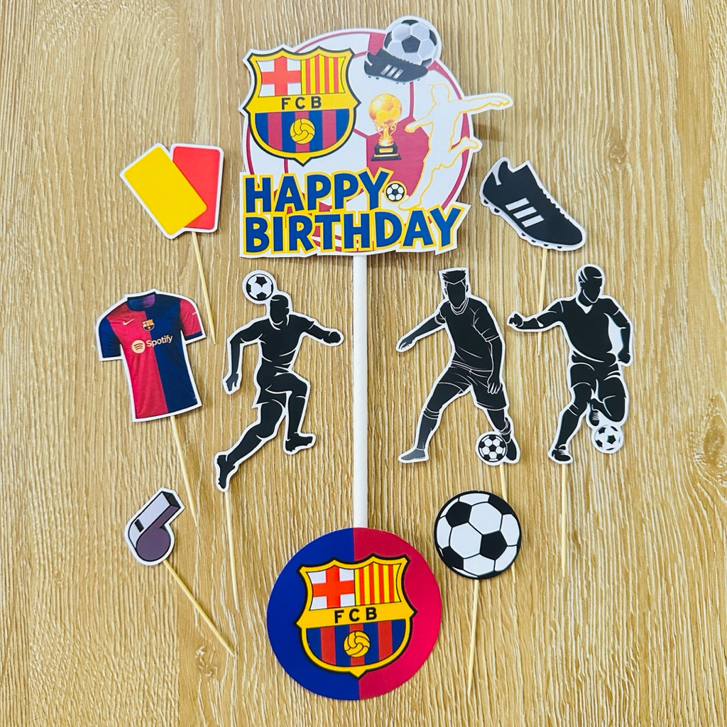 Topper Cake FCB Ball Set