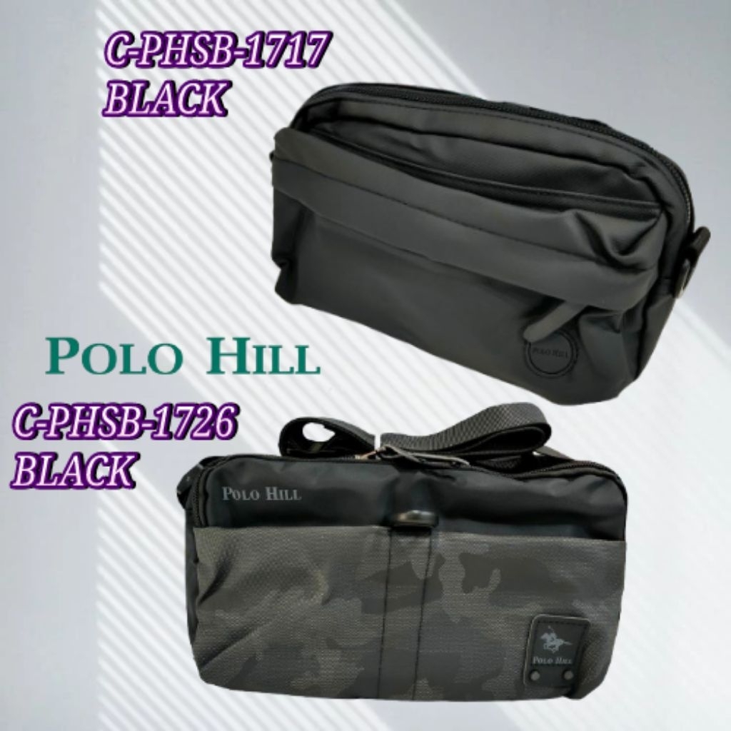POLO HILL Bag กระเป๋าคาดเอวไนลอนทนน้ํา Bag & Sling bag / Bag nilon tahan air C-PHSB-1717 / C-PHSB-17