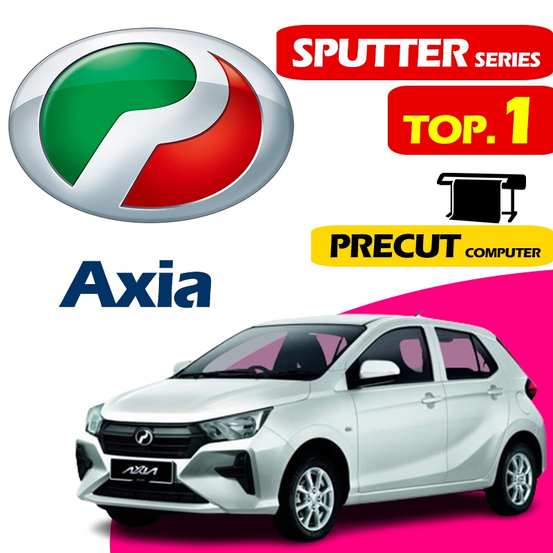 PERODUA Axia 2023 (Nano ceramic sputter HD IR99) PRECUT ทินท์รถยนต์ kereta UV ฟิล์มกระจก 99%