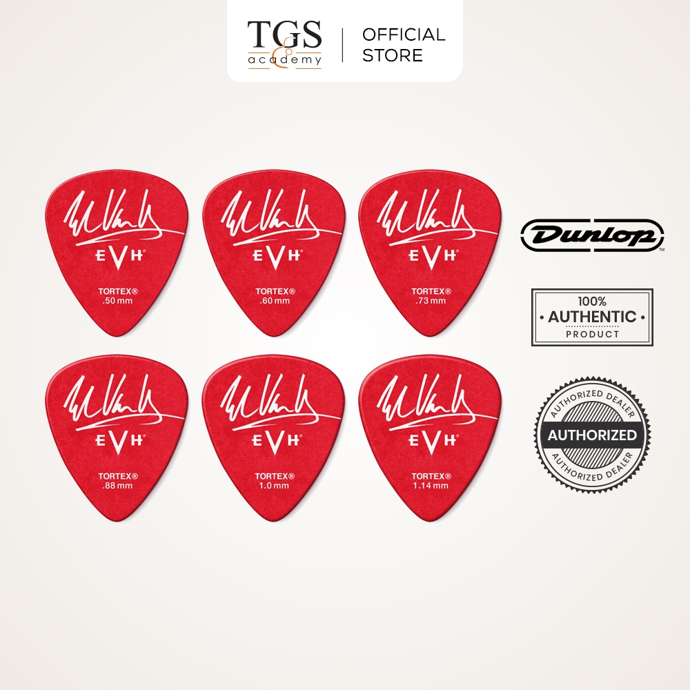 Jim Dunlop EVH102 Tortex Frankenstein Eddie Van Halen Guitar Pick (0.50mm - 1.14mm)