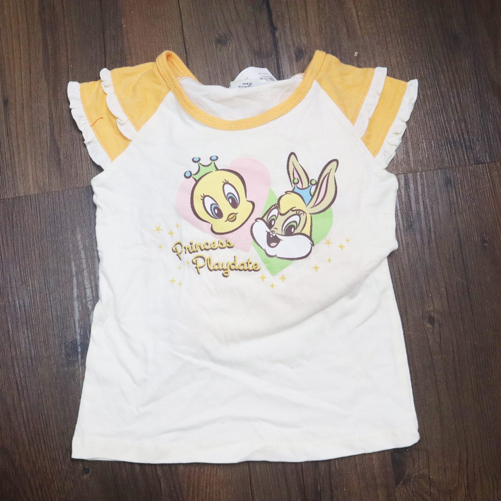 (Age Group:1T-3T)Tweety Short Slv Tee(สีเหลือง)(มีตําหนิเล็กน้อย)