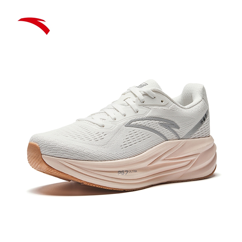 ANTA Women PG7 Ultra G21 4.0 รองเท้าวิ่ง 1225C5562-3 -สีขาว/เงิน (Kasut Larian/Kasut Joging Perempua