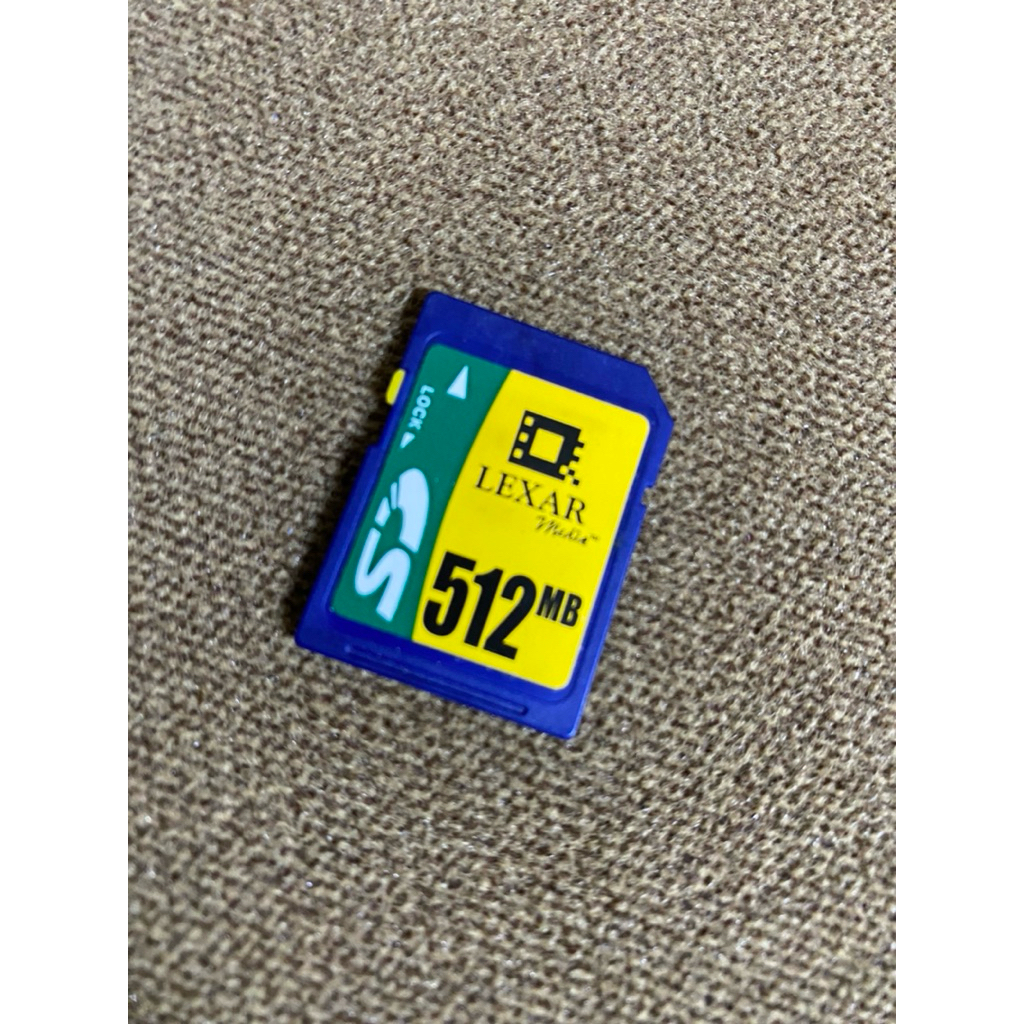 LEXAR MEDIA SDHC 512 MB MEMORY CARD .