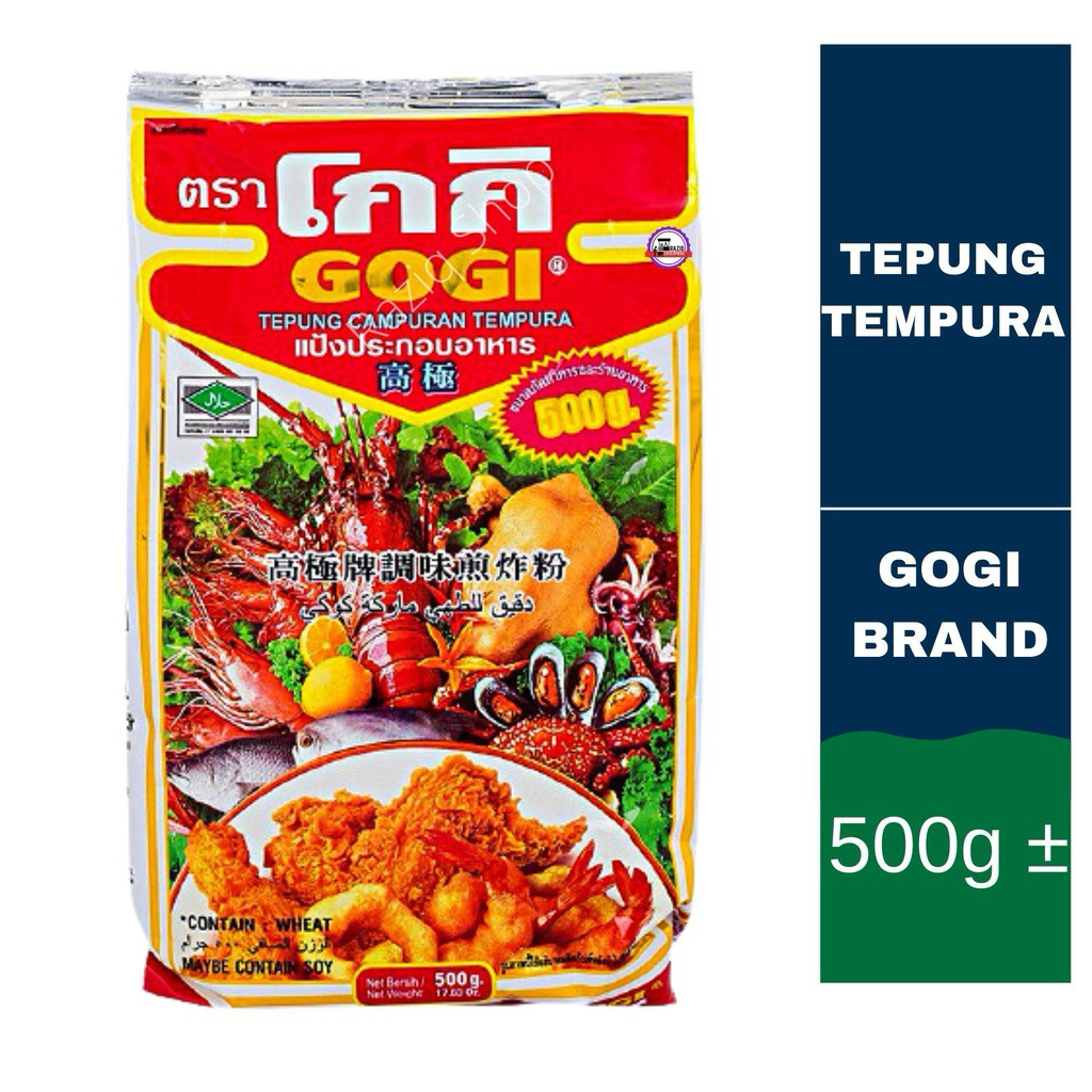 Tepung Ayam Goreng Campan Tempura Cap Gogi 500g / Gogi Brand Tempura แป้งไก่ทอด 500g