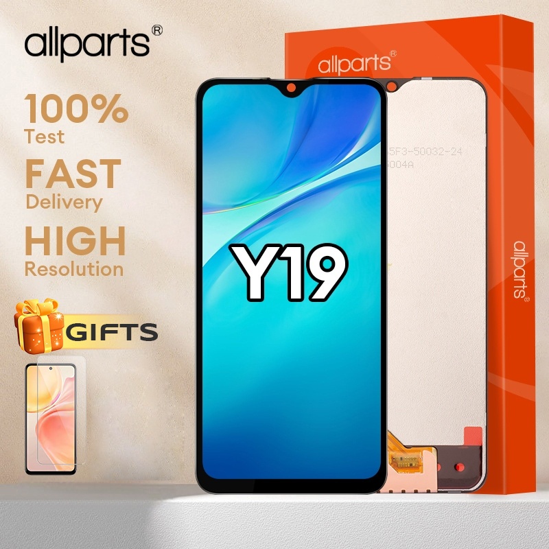 ALLPARTS จอแสดงผล IPS LCD สําหรับ Vivo Y19 Skrin LCD Touch Screen Digitizer (6.5"/1080x2340)