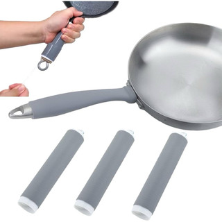 New Anti-scalding Pot Handle Cover Soft Silicone Holder High Heat Resistance Silicone Pot Handle Cover 防烫锅柄套 高温耐热硅胶隔热手柄套