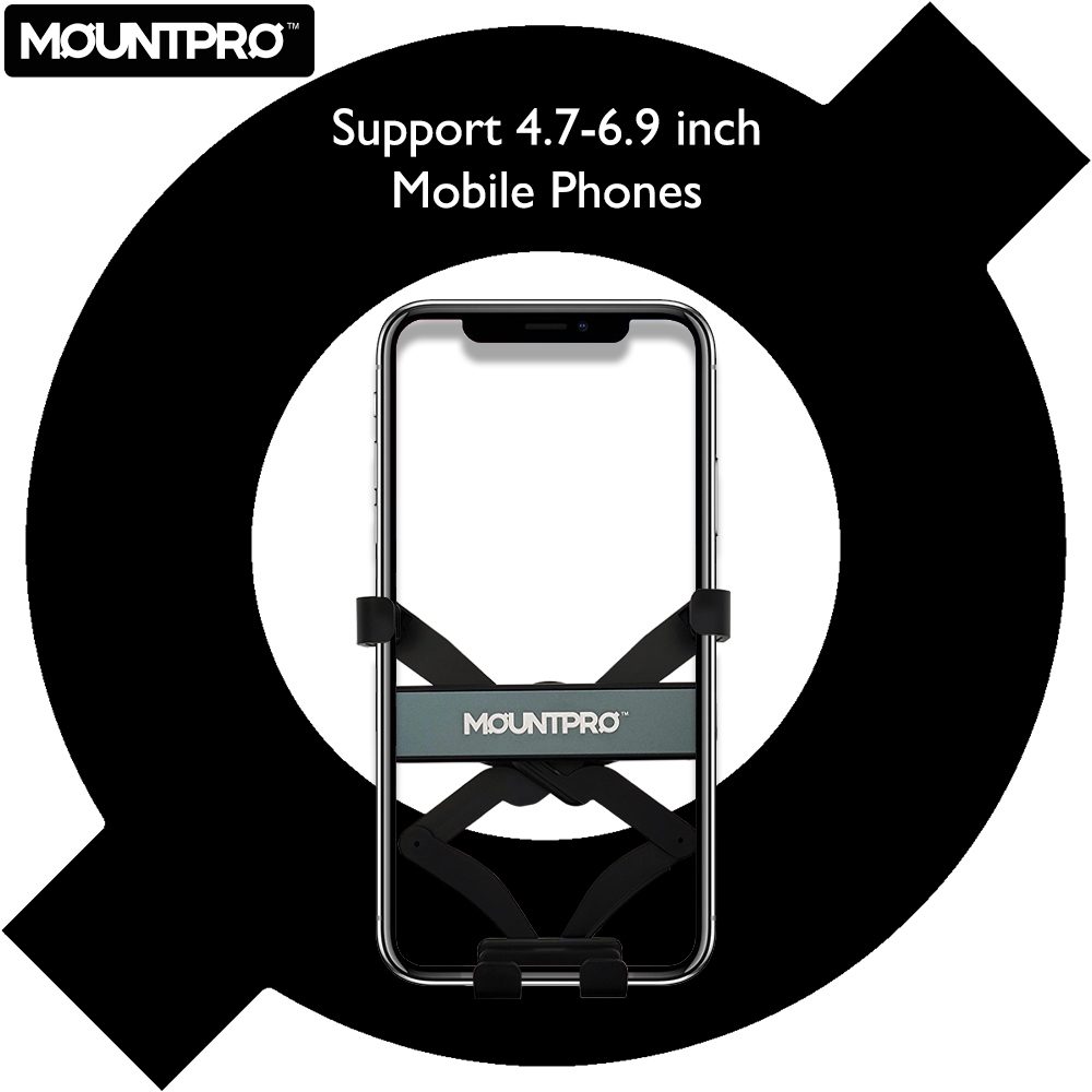 MOUNTPROTM ที่วางโทรศัพท์ในรถยนต์ระดับพรีเมียม Toyota Corolla Altis (2014-2018) - รูปที่ 3