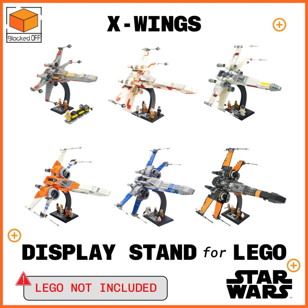 ขาตั้งจอแสดงผลสําหรับ Lego Star Wars X-Wings