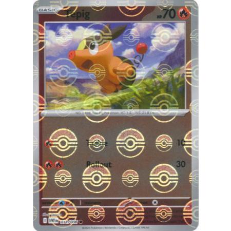 Tepig 011/086 - Fire Type - Pokemon White Flare Singles
