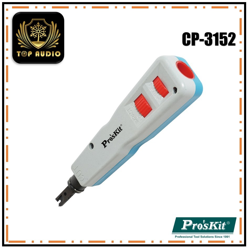 ProsKit CP-3152 เครื่องมือกระแทกและหมัดลงพร้อมใบมีด 110/88
