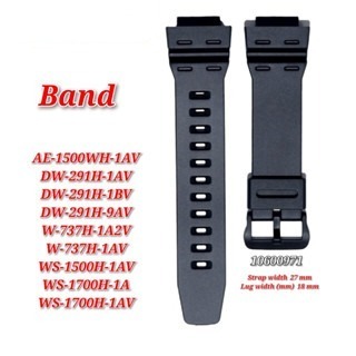 Band DW-291H / W-737H / WS-1500H / AE-1500WH - อะไหล่ทดแทน - BAND/RESIN