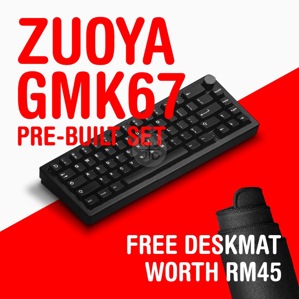 [ฟรี DESKMAT] Zuoya GMK67 ครบชุด | Tactile/Linear WOB/BOW Knob Tocky Hotswap 65% ชุดคีย์บอร์ด