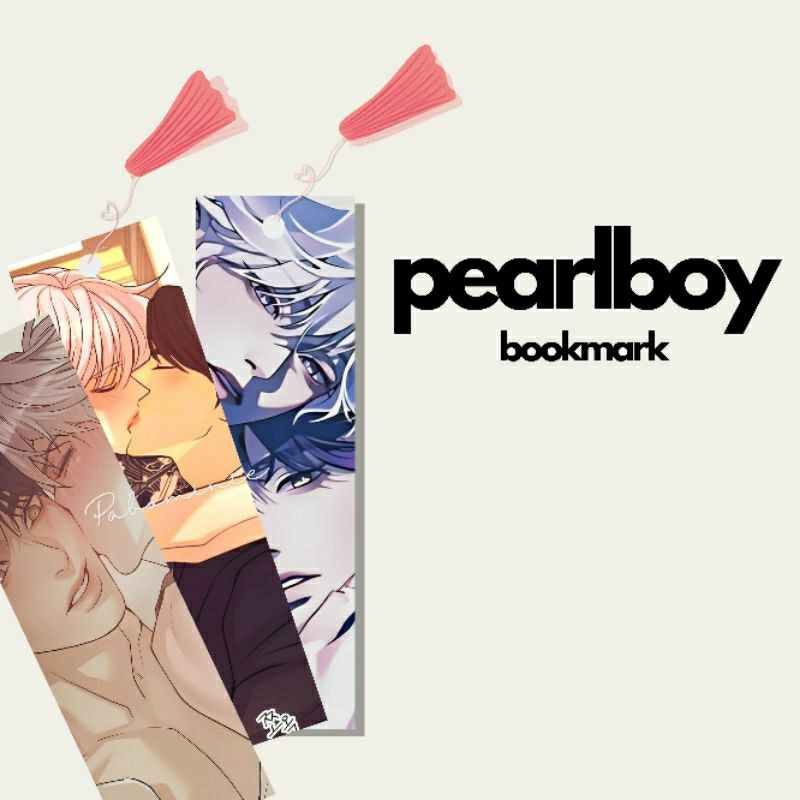 [BOOKMARK] ที่คั่นหนังสืออนิเมะ Manhwa พร้อมพู่เพิร์ลบอยออฟไลน์ jinx bl มอบ potn bj alex รักคือ illu