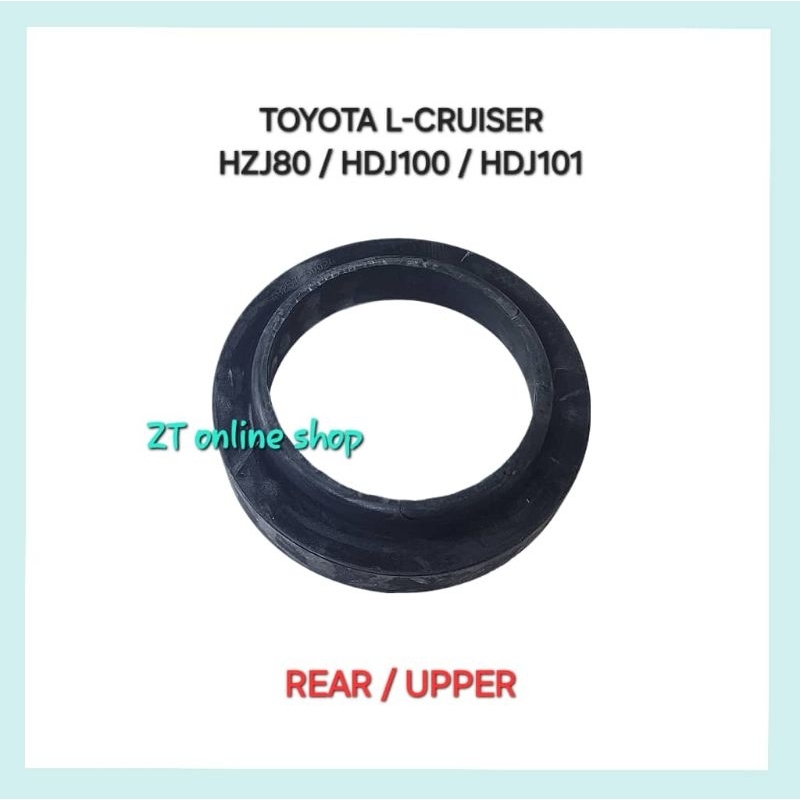 REAR COIL SPRING RUBER. UPPER / TOYOTA LAND-CRUISER HZJ80 HDJ100 HDJ101