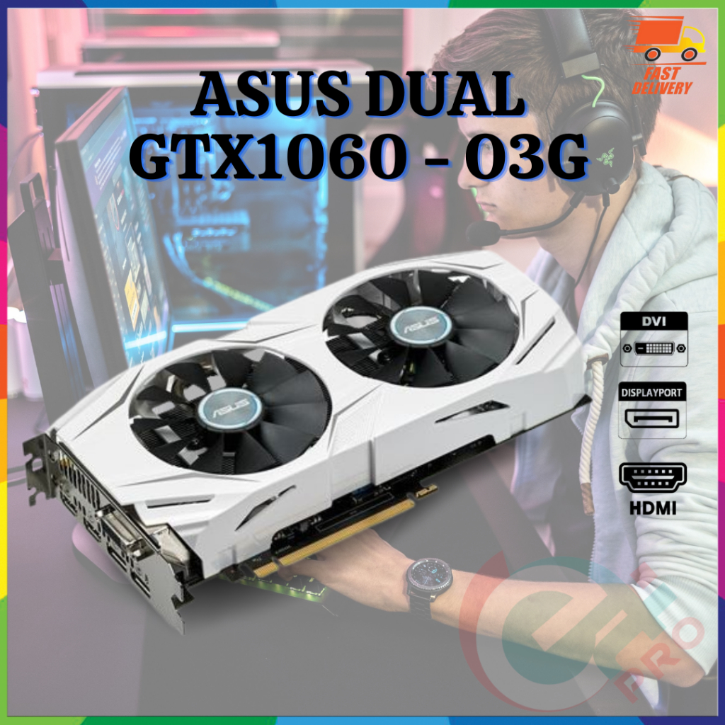 Asus Dual GTX 1060 O3G