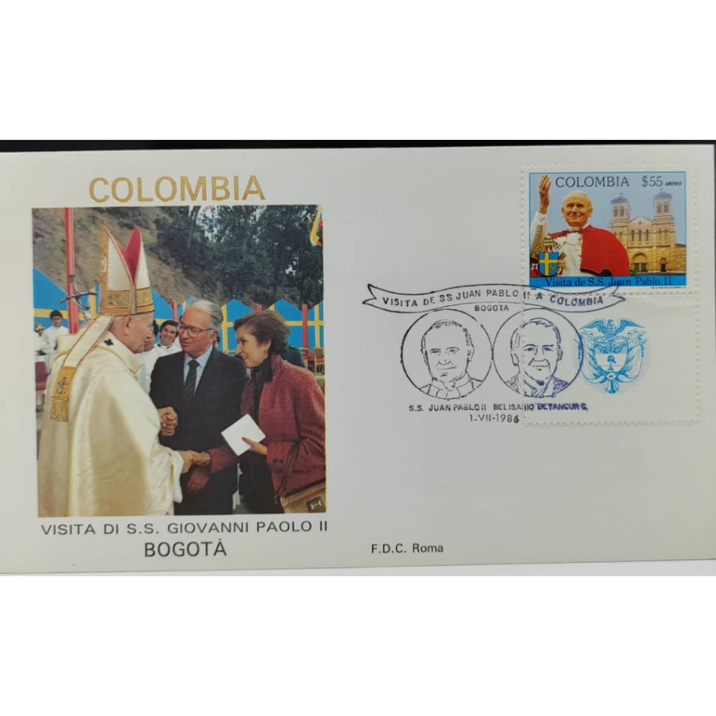 COLUMBIA, VISIT PAOLO, ปกวันแรก