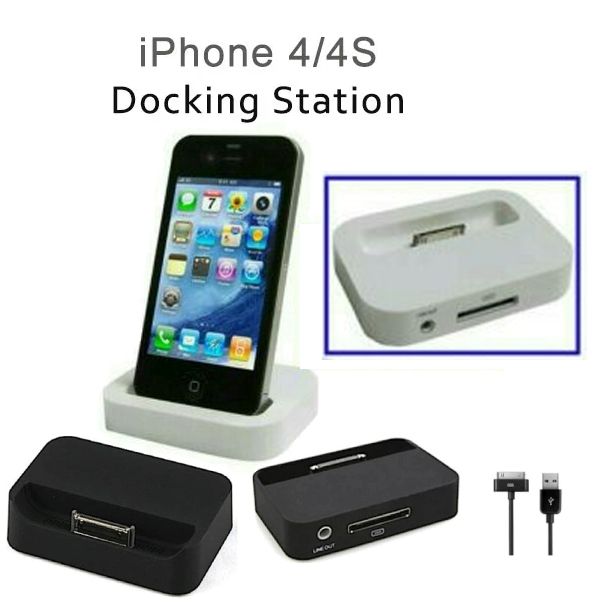 90 เซ็นต์ iPhone 4 Sync & แท่นชาร์จ 30 Pin iPod แท่นชาร์จฐานชาร์จสําหรับ iPhone 3G 4S Charger Station System