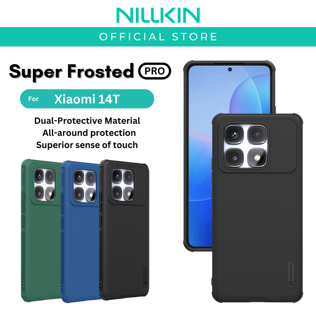 เคส Nillkin Super Frosted Pro สําหรับ Xiaomi 14T/14T Pro/14/13/13 Pro/13 Ultra Matte Cover Case