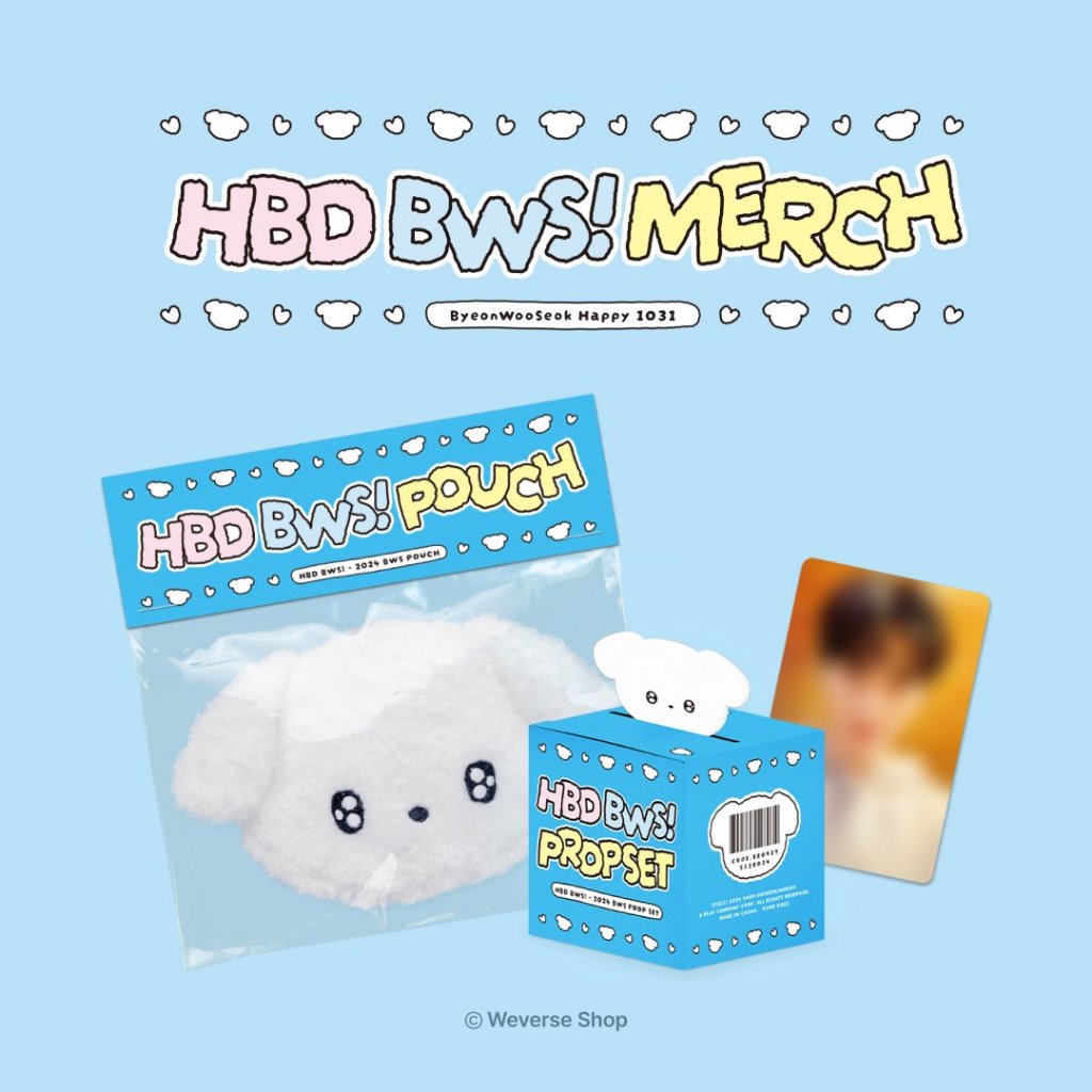 BYEON WOO SEOK HBD BWS! - 2024 BWS HBD MERCH