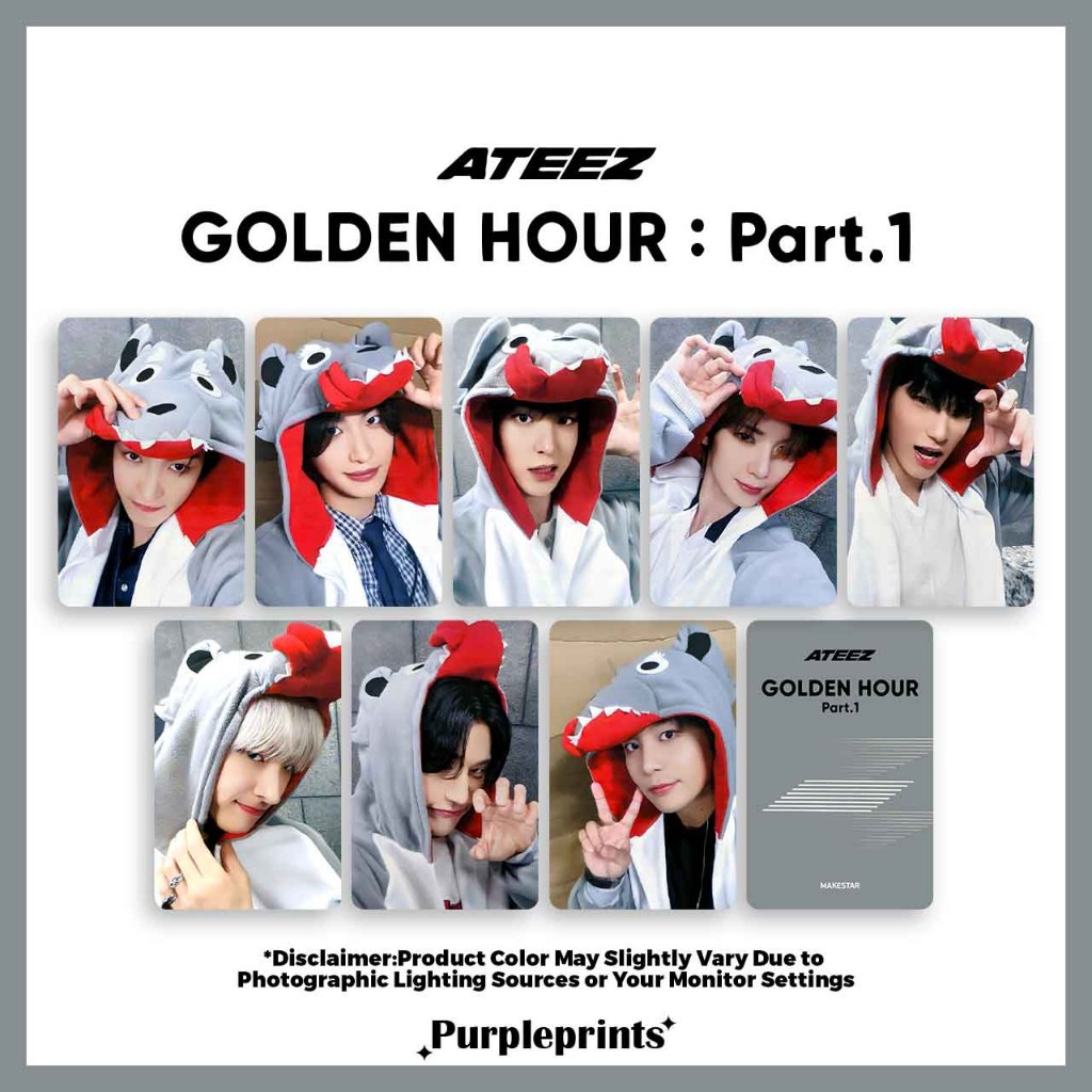 อะไหล่ ATZ GOLDEN HOUR 1 โฟโต้การ์ด Kpop Fanmade Unofficial (2.0)